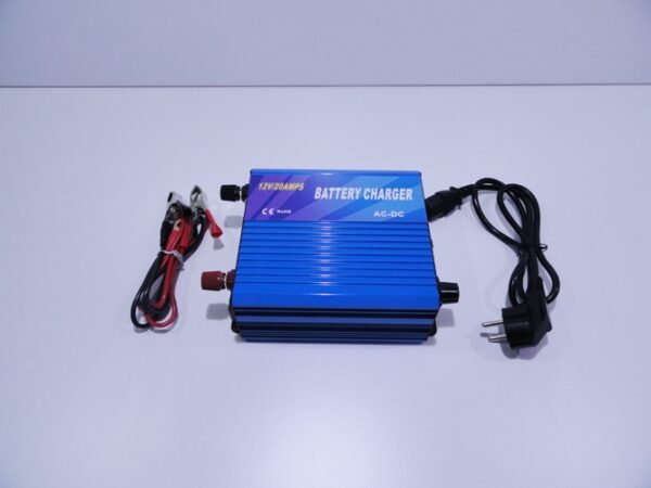 Pulsed battery charger Tianyu 20Α – 12V with battery type selection Batteries' Charger & Maintenance