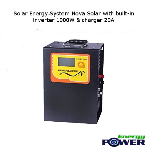 Φορητός Ενεργειακός Σταθμός Nova Solar με ενσωματωμένο inverter 1000W AC Φορητοί Ενεργειακοί Σταθμοί