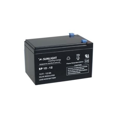 Solar Battery AGM maintenance free SunLight AccuForce 12V – 12 Ah Sealed Batteries AGM-12V GU