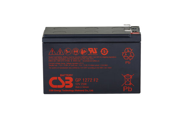 Lead Batteries CSB GP1272 12V 7Ah F1 Sealed Batteries AGM-12V GU