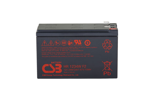 Lead Battery CSB HR1234W 12v 9ah Sealed Batteries AGM-12V GU