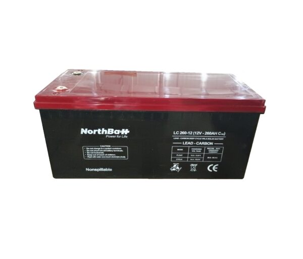 NORTHBATT LEAD CARBON LC 260-12 Batteries LEAD CARBON/HYBRID GEL