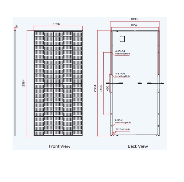 Photovoltaic Panel TRINASOLAR | VERTEX TSM-DE19 | 545Wp (Mono-Si) PV Modules