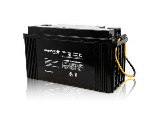 NorthBatt Deep Cycle Battery  12V 120Ah (C20) Sealed Batteries AGM Deep Cycle