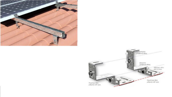 ADJUSTABLE MOUNTING HOOK FOR TILE ROOF PD.2K.PL PV Mounting Systems
